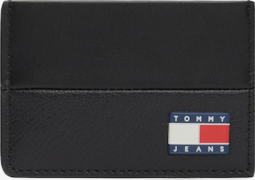 Tommy Jeans - Estuche 'HERITAGE' en negro: frente