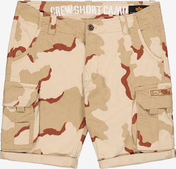 smėlio ALPHA INDUSTRIES Prigludęs Funkcinės kelnės: priekis