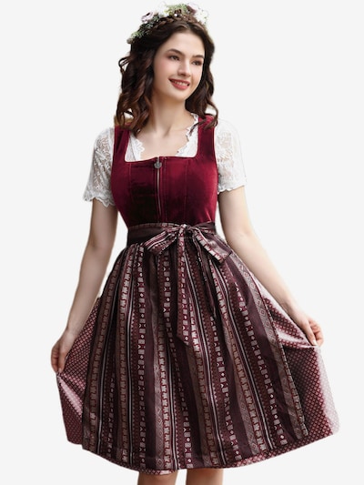 Yesfashion Dirndl in 42 in Wine red, Item view