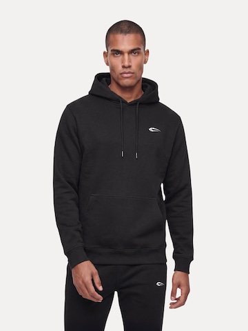 Veste de survêtement ' Darian ' Smilodox en noir : devant