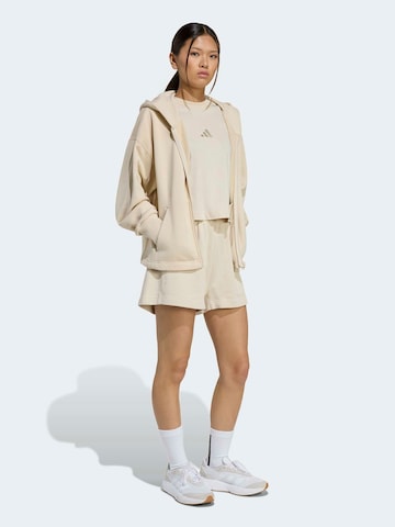 ADIDAS SPORTSWEAR Normalny krój Spodnie sportowe 'ALL SZN' w kolorze beżowy: przód