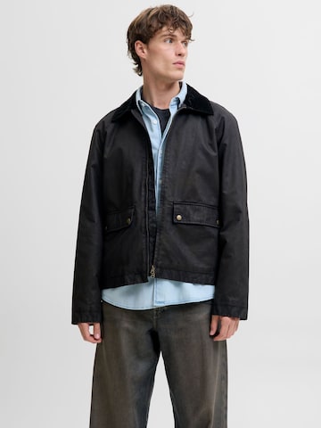 Veste mi-saison JACK & JONES en noir : devant