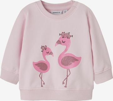 rožinė NAME IT Megztinis be užsegimo 'NBFHALL': priekis