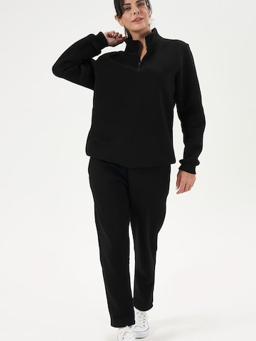 LOUIS LECLER Sweatshirt 'Sage' in Zwart