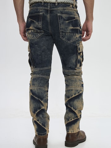 CIPO & BAXX Regular Cargo jeans 'CD918' in Blue