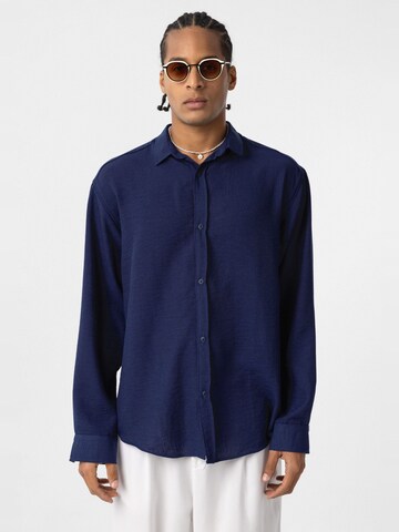 T-Shirt Dandalo en bleu : devant