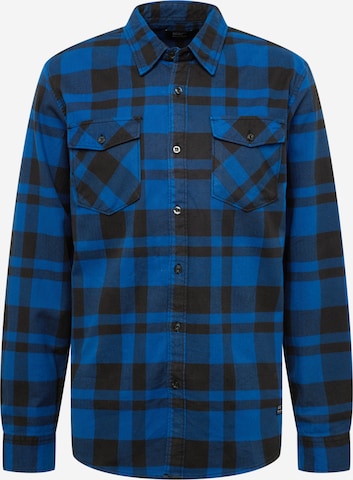 Vintage Industries Button Up Shirt 'Austin' in Blue: front