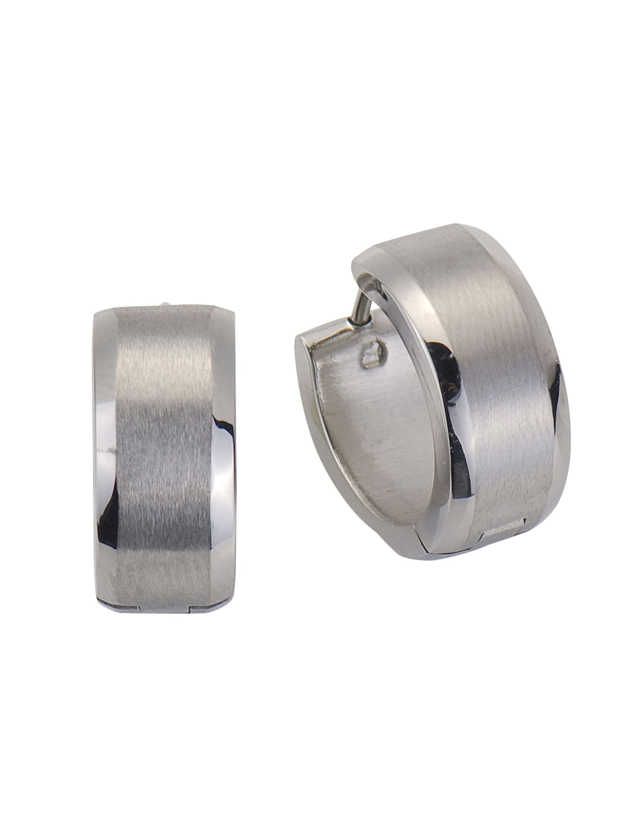 Zeeme Ohrring in Weiß: Vorderseite