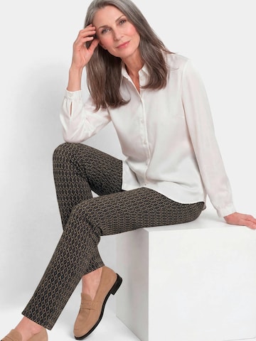 Goldner Regular Broek 'Carla' in Zwart
