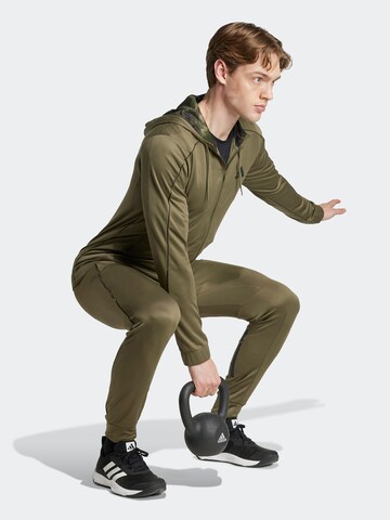 ADIDAS PERFORMANCE Tapered Sporthose 'Sea' in Grün