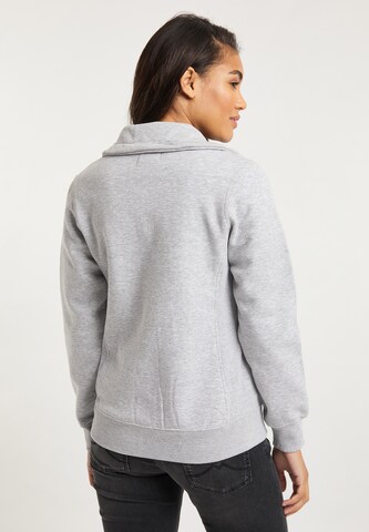 BRUNO BANANI Zip-Up Hoodie in Grey