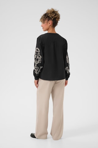 Cream Bluse 'CRVia' i sort