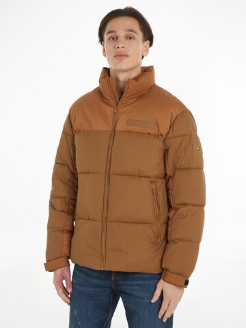 TOMMY HILFIGER Winter Jacket 'New York' in Brown: front