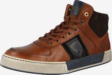 PANTOFOLA D'ORO High-Top Sneakers 'Frederico' in Brown: front