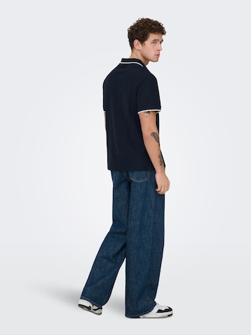 Only & Sons Shirt 'ONSAston' in Blauw