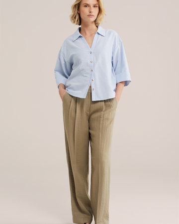 WE Fashion Bluse in Blau