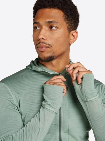 ICEBREAKER Athletic fleece jacket 'Descender' in Green