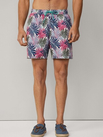 Hackett London Badeshorts 'Jungle' in Weiß: Vorderseite