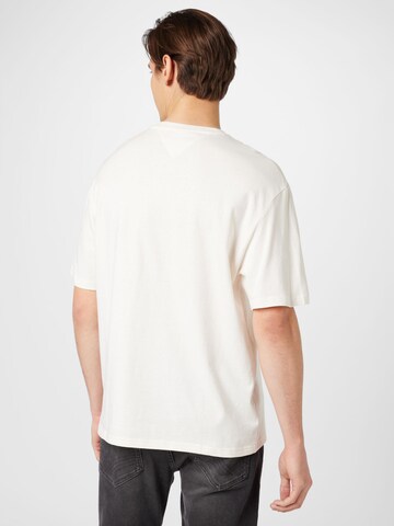 Tommy Jeans Μπλουζάκι 'Tartan' σε λευκό