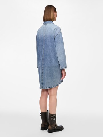 PIECES Shirt dress 'PCRene' in Blue