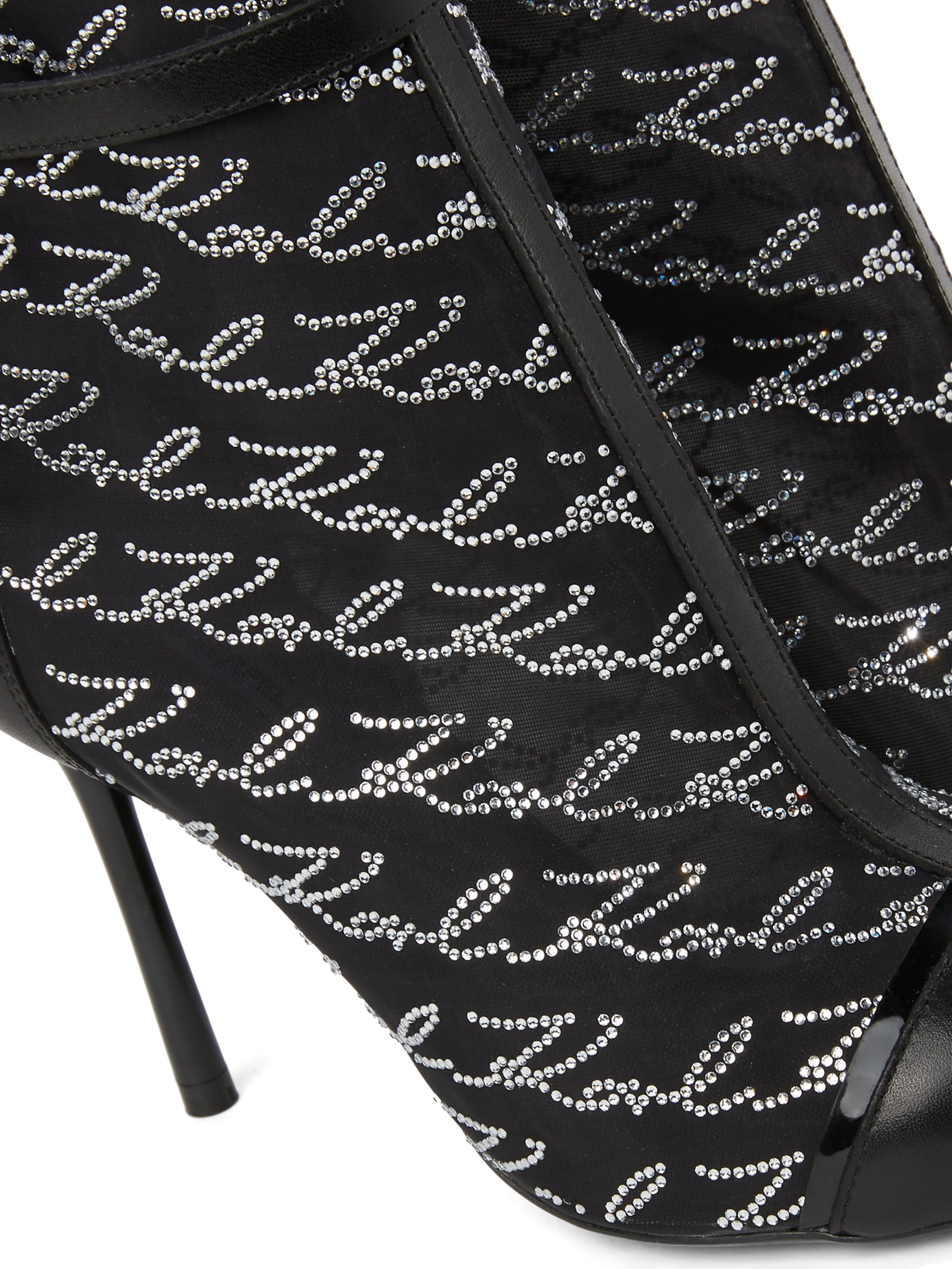 Karl Lagerfeld Μποτάκι σε μαύρο