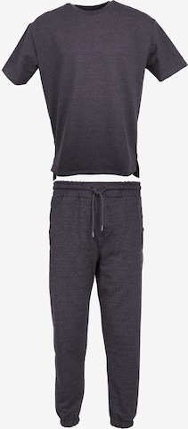 Tom Barron Tracksuit in Grey: front