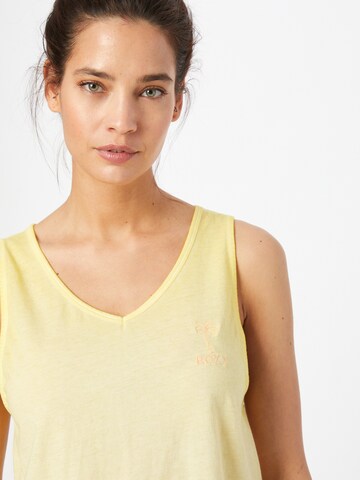 ROXY Top 'Need a Wave' in Yellow