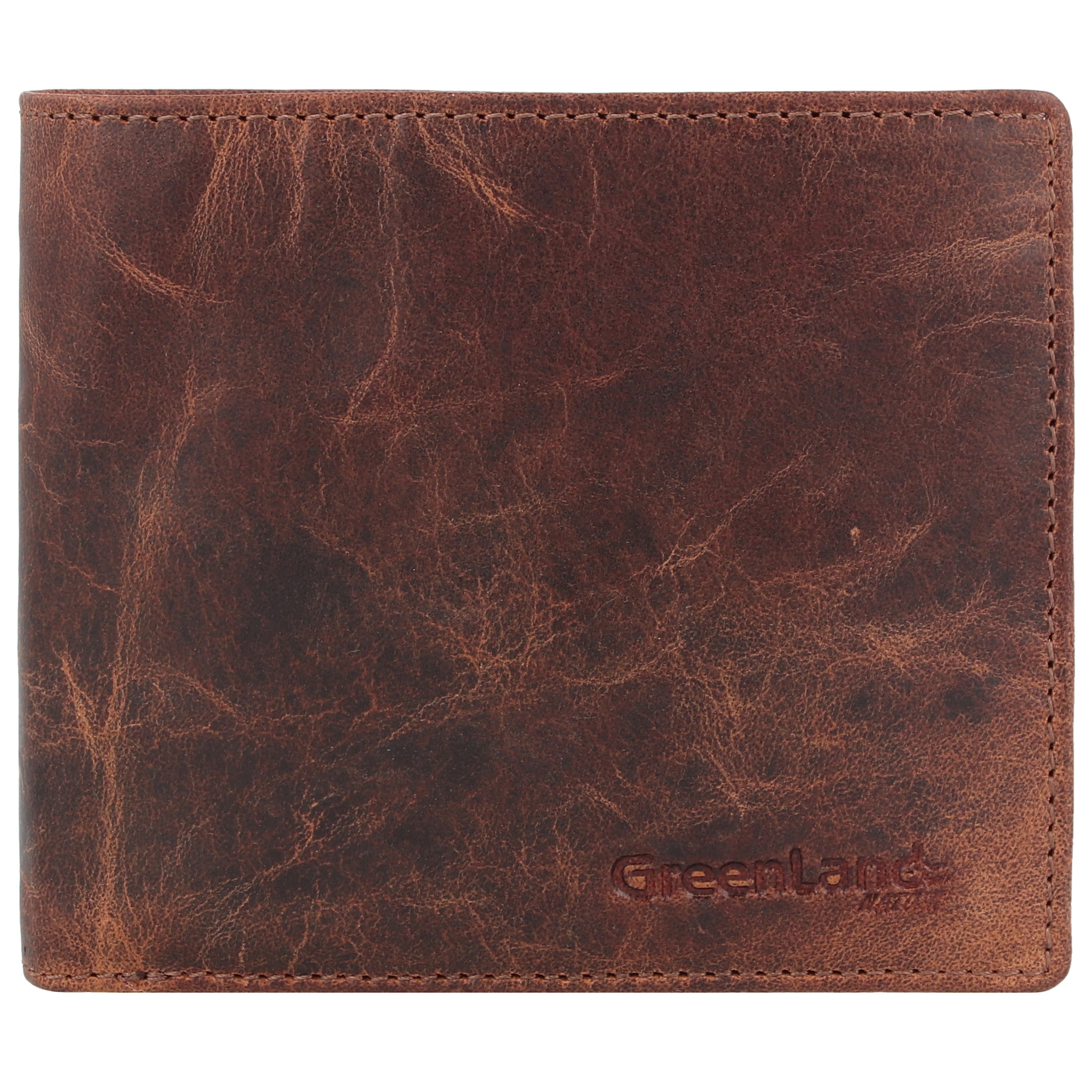 Greenland Nature Wallet 'Montana' in Brown: front