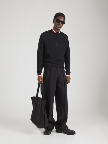 HUGO - Pullover 'Selo' em preto