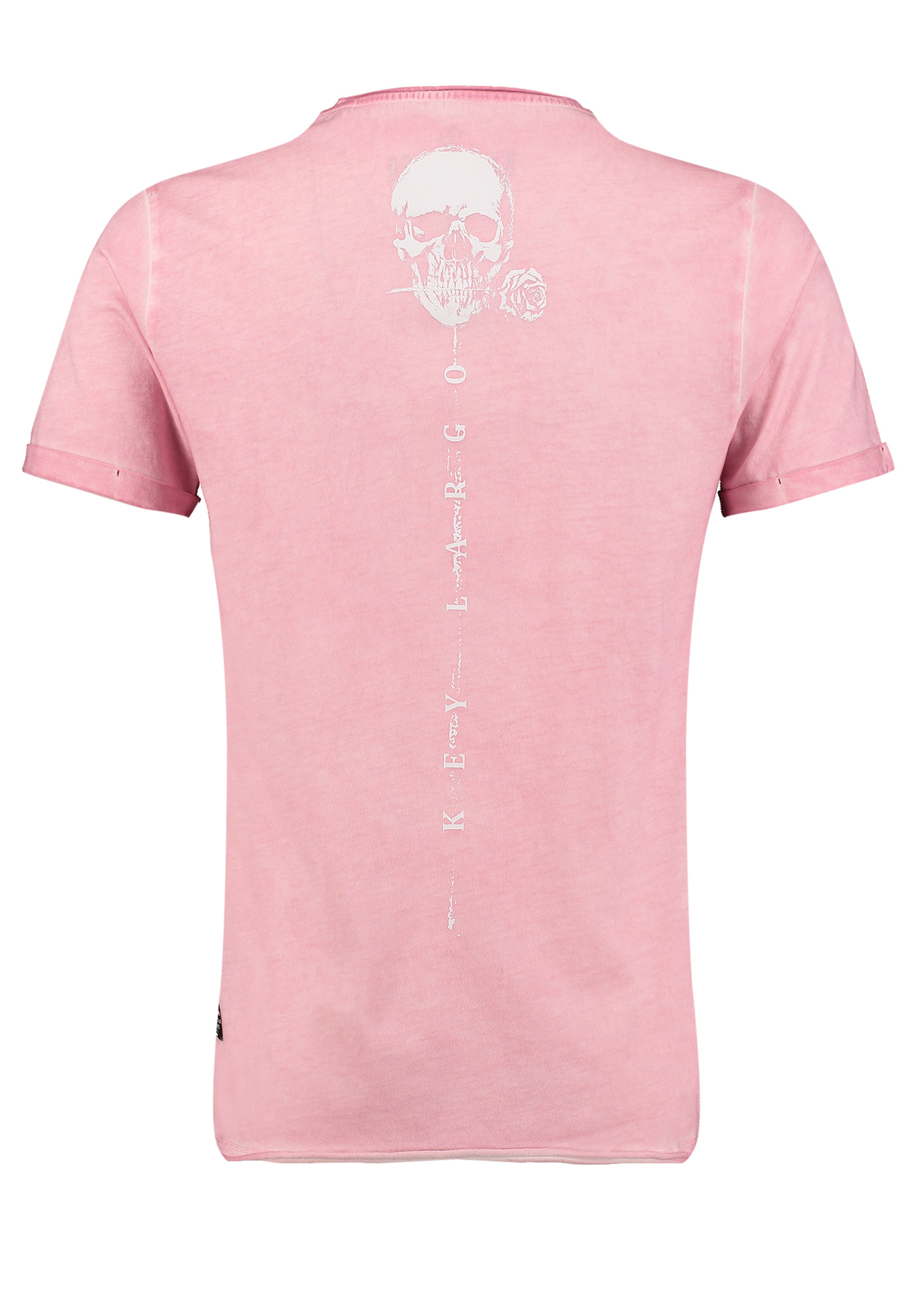 Key Largo Shirt 'KLFLOWER POWER' in Rood