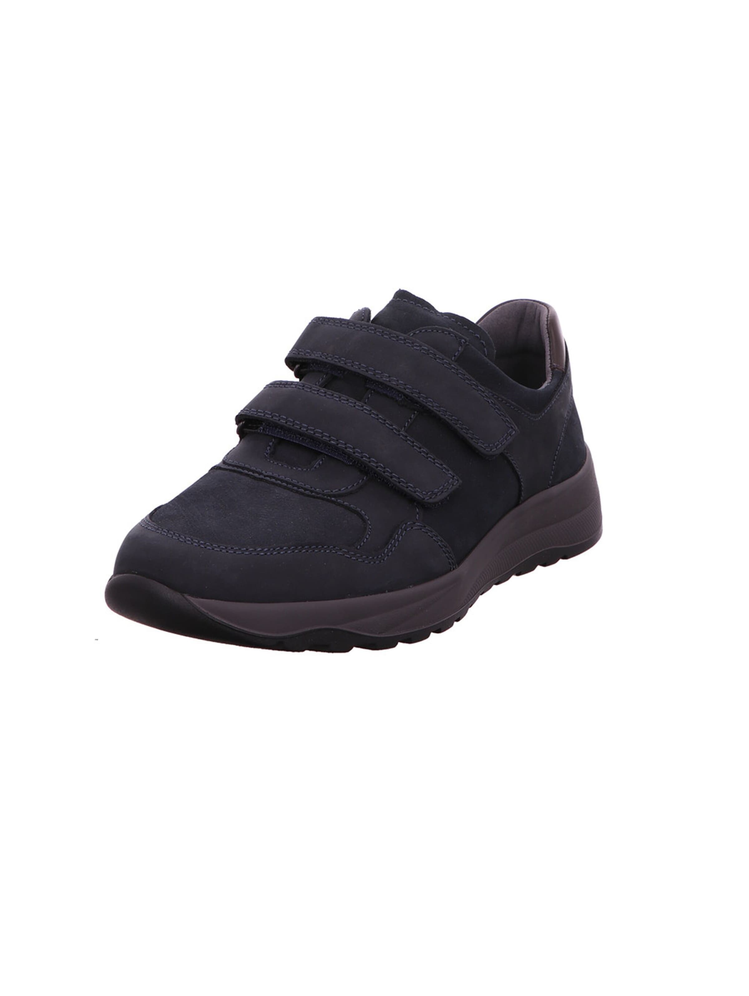 WALDLÄUFER Slipper 'K-John' in Schwarz: Vorderseite