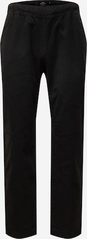 HOLLISTER Παντελόνι σε μαύρο: μπροστά