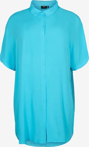 Zizzi - Blusa 'VADA' em azul: frente