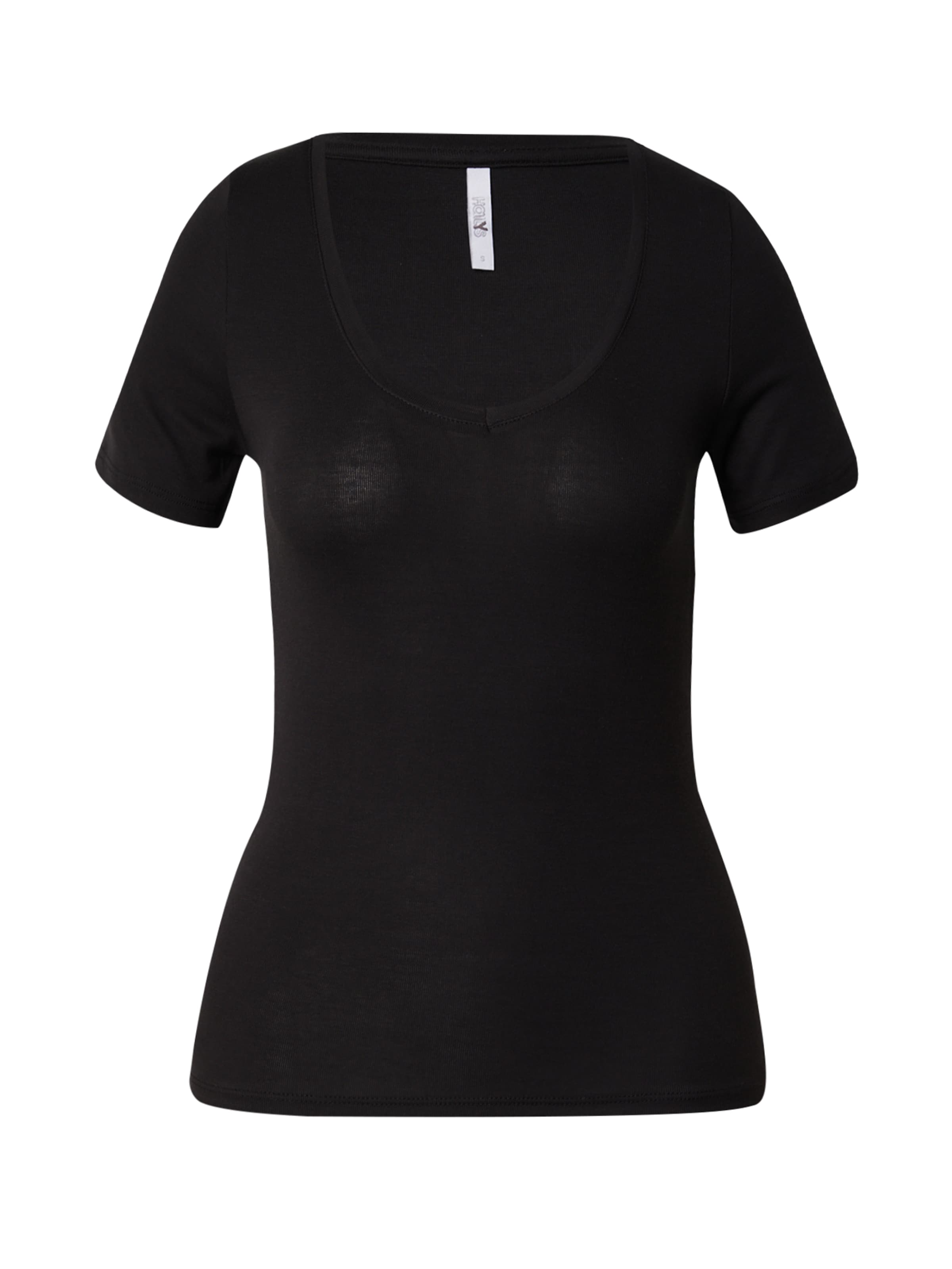 Hailys Póló 'Gina' - fekete: elől