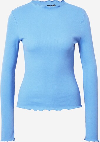 PIECES Shirt 'Milla' in Blau: predná strana