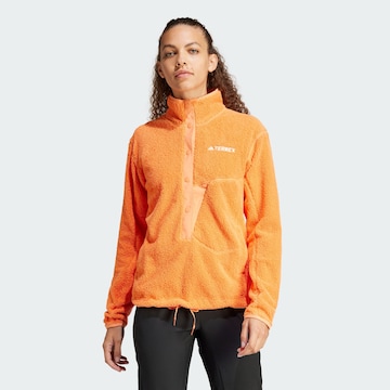 ADIDAS TERREX Athletic Sweatshirt 'XPLORIC' in Orange: front