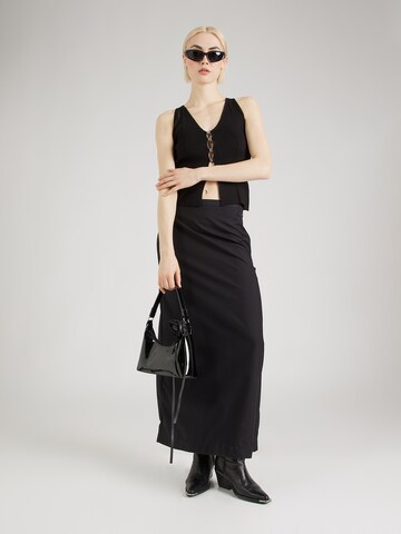 GUESS Gebreide top 'MEGHEN' in Zwart