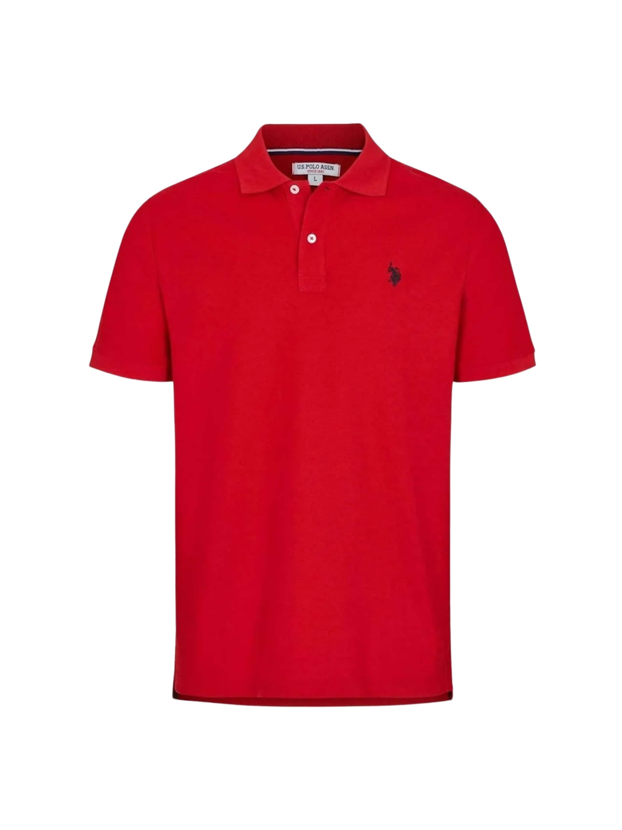 U.S. POLO ASSN. Overhemd 'Alfred' in Rood: voorkant