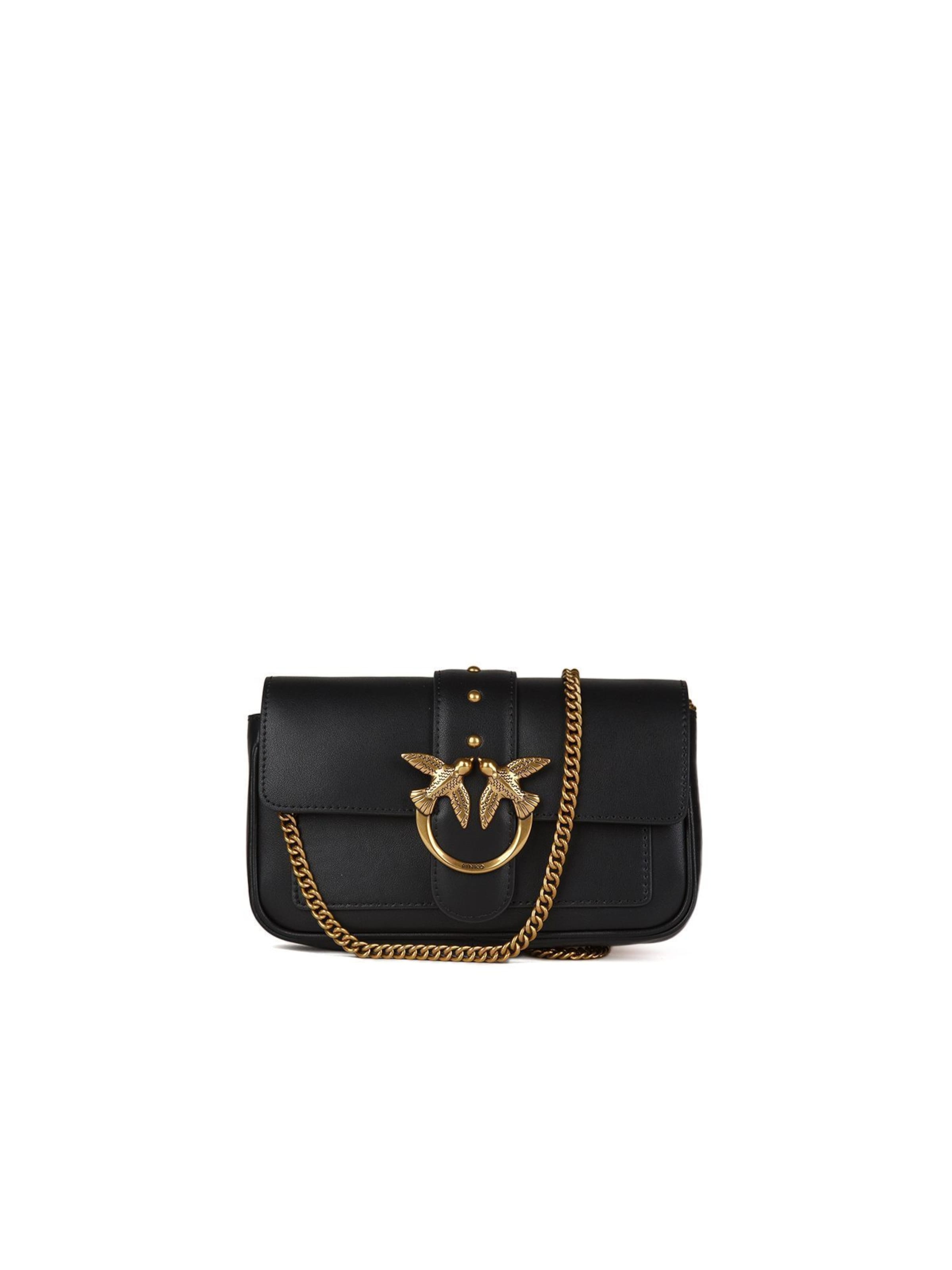 PINKO Crossbody bag 'Love One' in Black: front