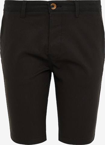 Threadbare Chino trousers 'Northsea' in Black: front