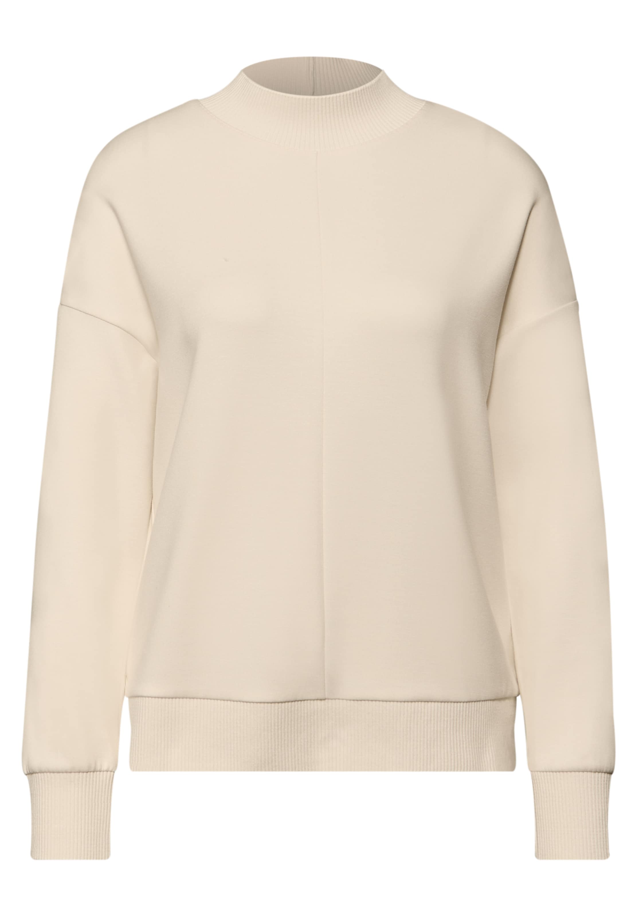 STREET ONE Sweatshirt in Beige: front