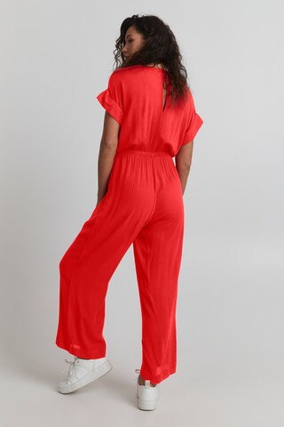 ICHI Jumpsuit 'IHMARRAKECH' in Red