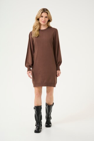Kaffe Strickkleid 'Sofie' in Braun