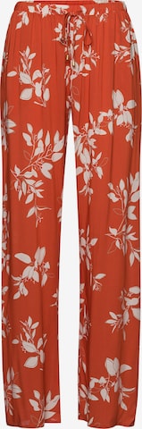 Hanro Pajama pants ' Sleep & Lounge ' in Orange: front