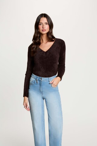 Morgan Pullover 'MLISA' in Braun: Vorderseite