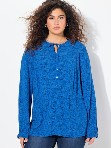 Ulla Popken Blouse in Blue: front