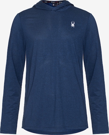 Spyder - Camiseta deportiva en azul: frente