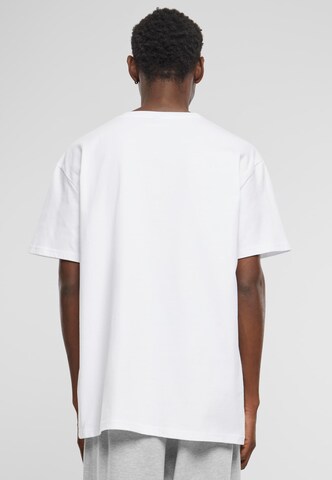 Maglietta 'Teamdream' di MT Upscale in bianco