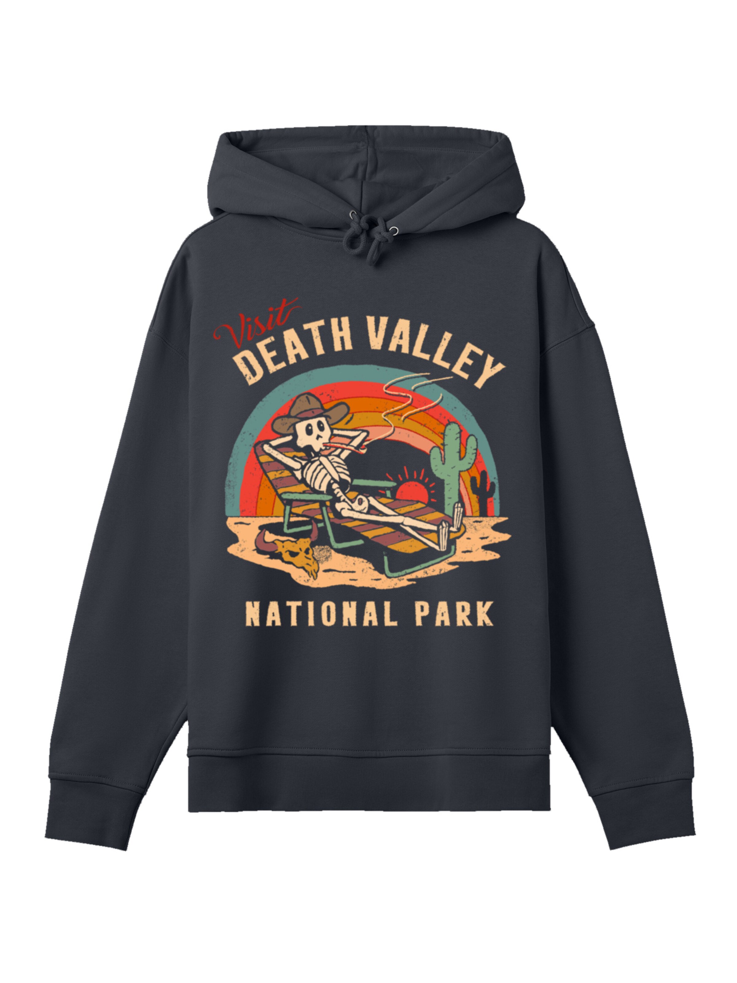 F4NT4STIC Sweatshirt 'US National Parks Visit ' in Schwarz: Vorderseite