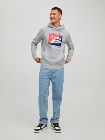 JACK & JONES Sweatshirt 'Becks' in Grau